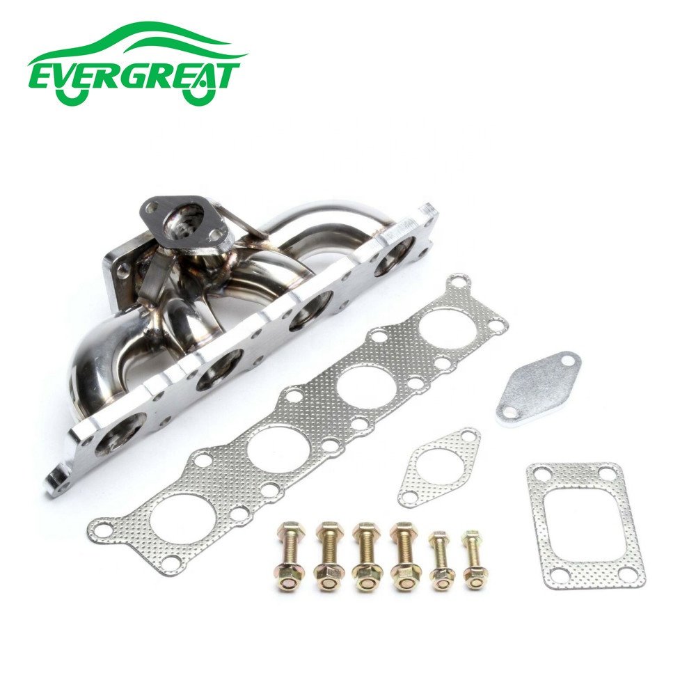 Great High Flow Stainless Steel T25 T3 Flange Turbo Exhaust Manifold for VW Skoda Seat Audi 1.8T K03 K04 Turbo Charger