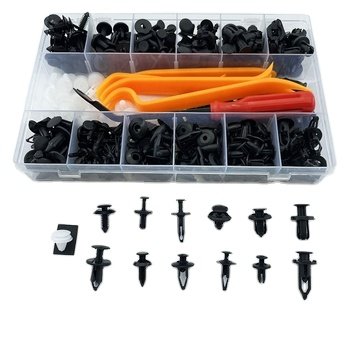 229pcs 18 Sizes Universal Mixed Wholesale Auto Bumper Push Door Trim Panel Rivets Retainer Clips Car Plastic Fastener Clip Kit