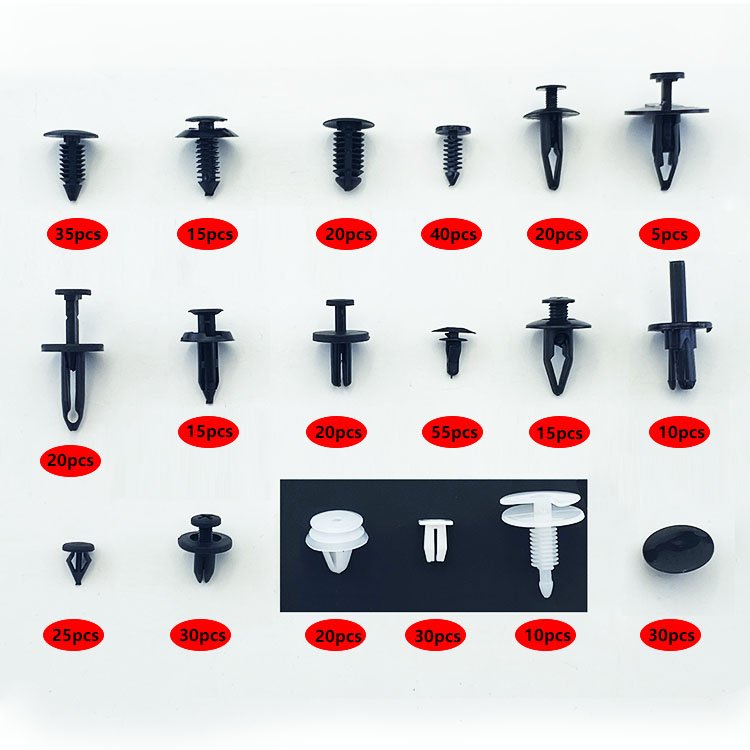 415 Pcs HE06 High Quality Plastic Universal Auto Clips Body Car Auto Clips and FastenerCar Door Trim Panel Clips