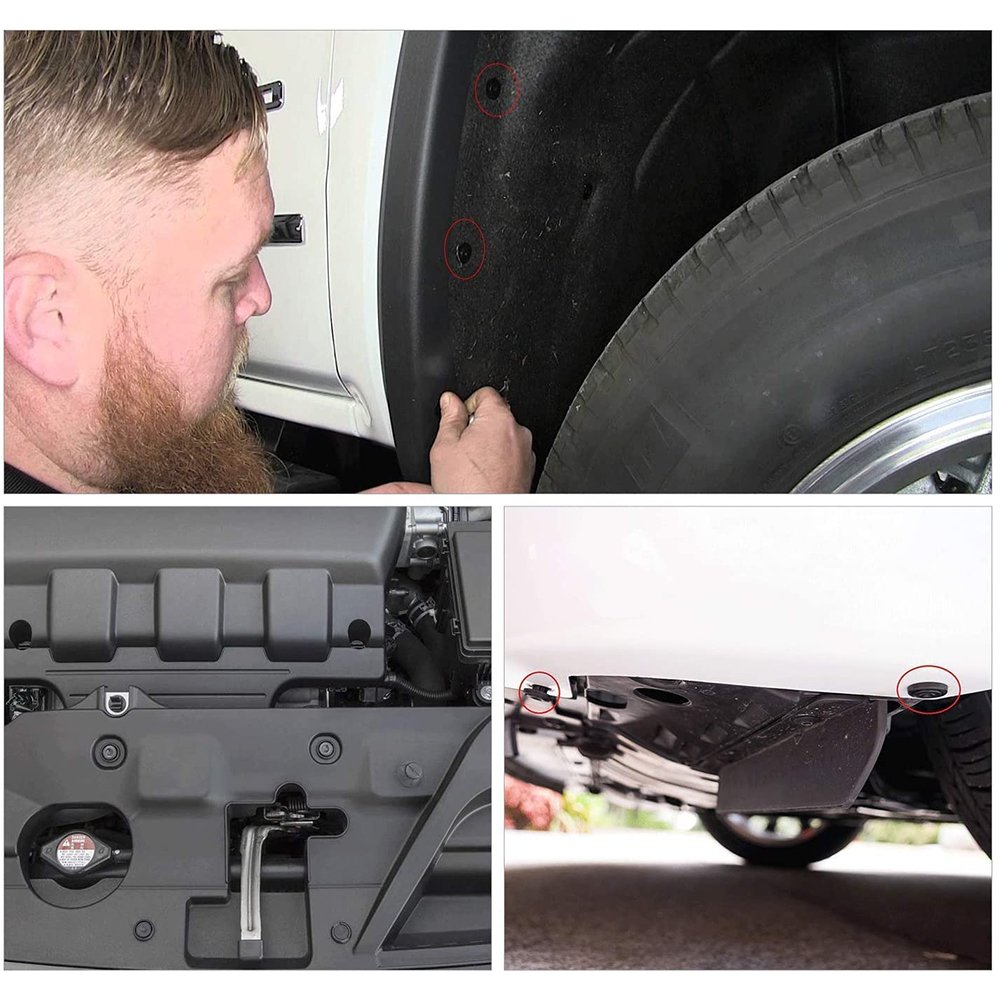 500pcs Factory Rivet Trim Clip High Quality Auto Bumper Fasteners Mixed Car Clips and Mixed Plastic Fasteners