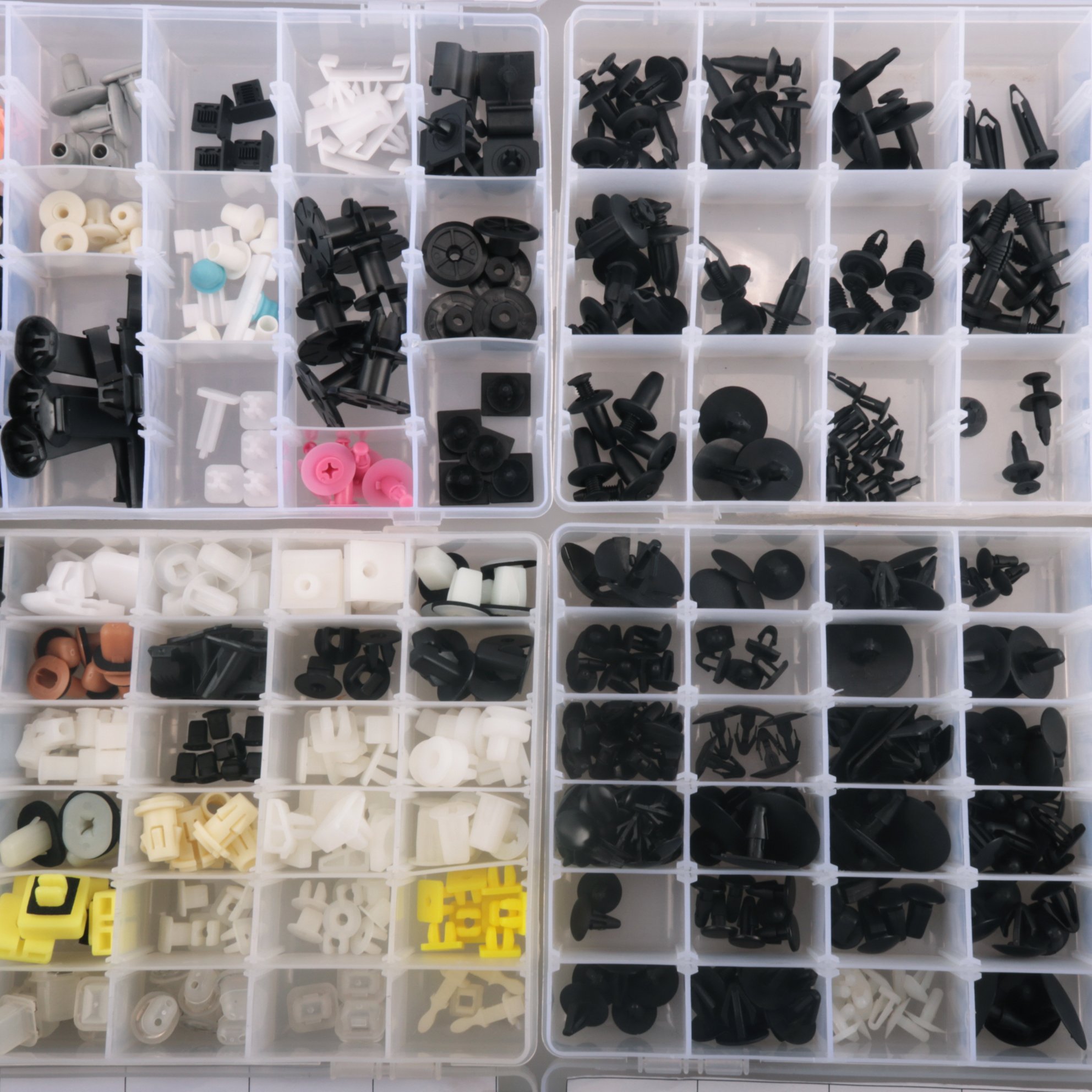 061897 Factory supply auto plastic fasteners and clips/Automotive christmas tree clips Plastic rivets Auto body clips