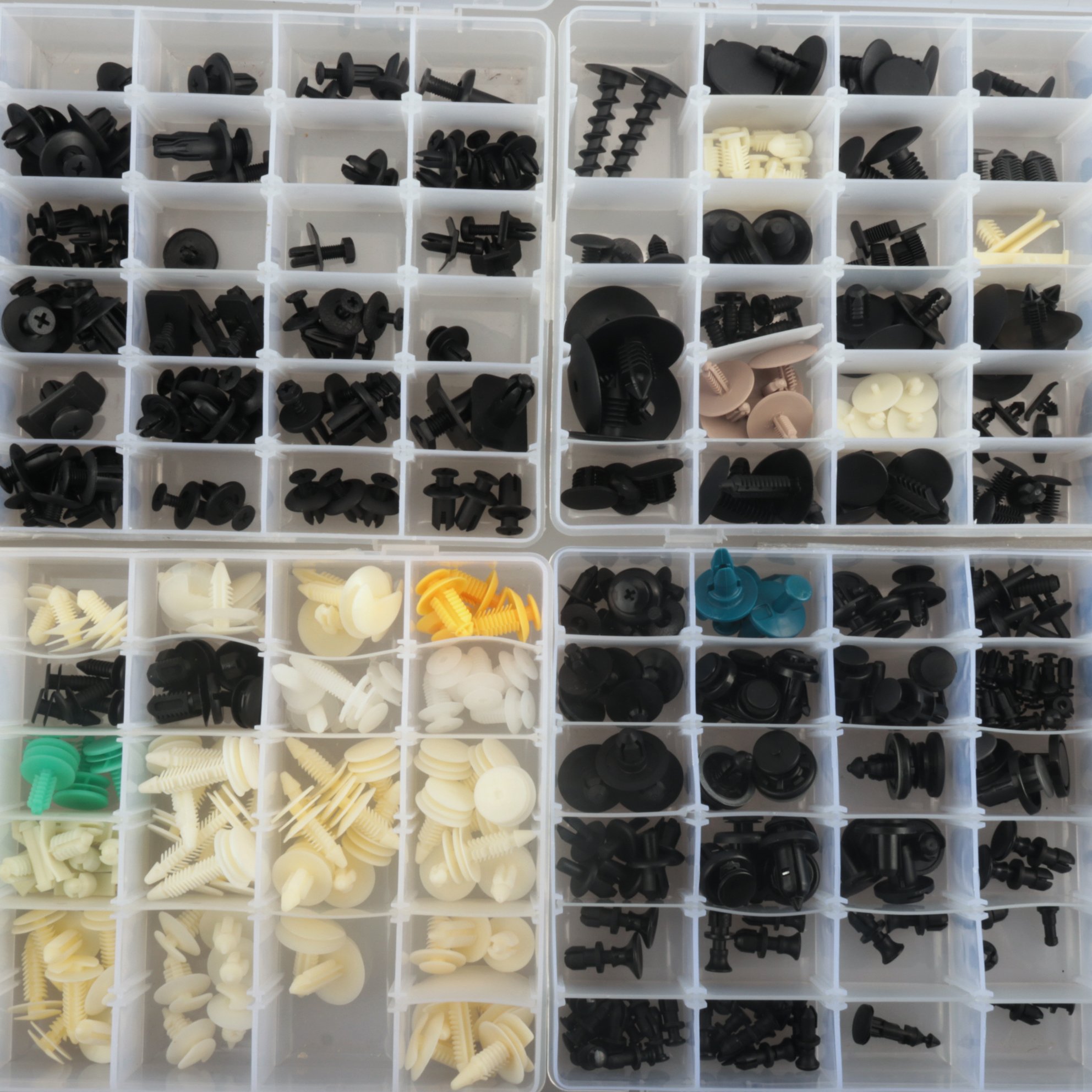 061897 Factory supply auto plastic fasteners and clips/Automotive christmas tree clips Plastic rivets Auto body clips