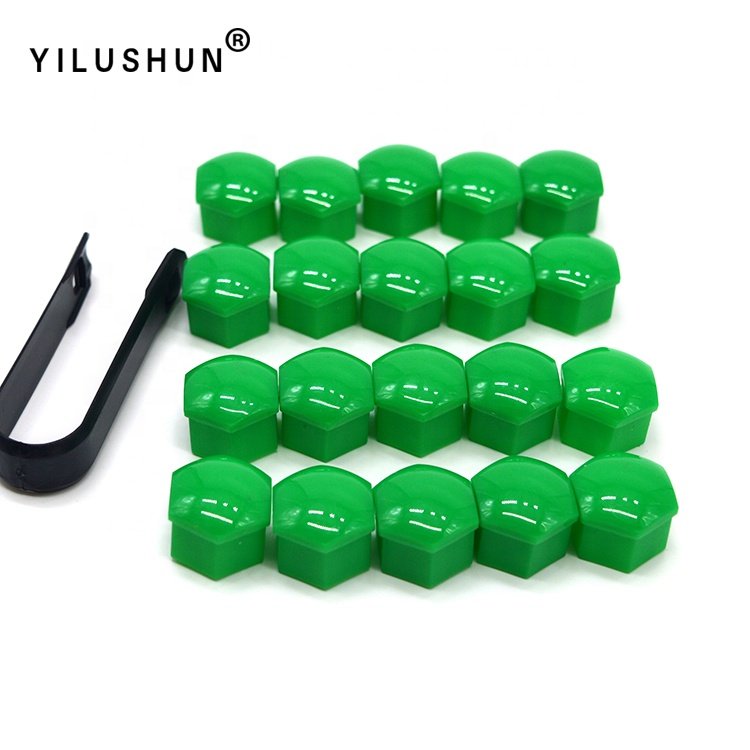 Hot Sale 17mm Wheel Lug Nut Covers Rivets for Car Hub Screw Wheels Fastener 20PCS+1 Tool 321601173A /8D0012244A