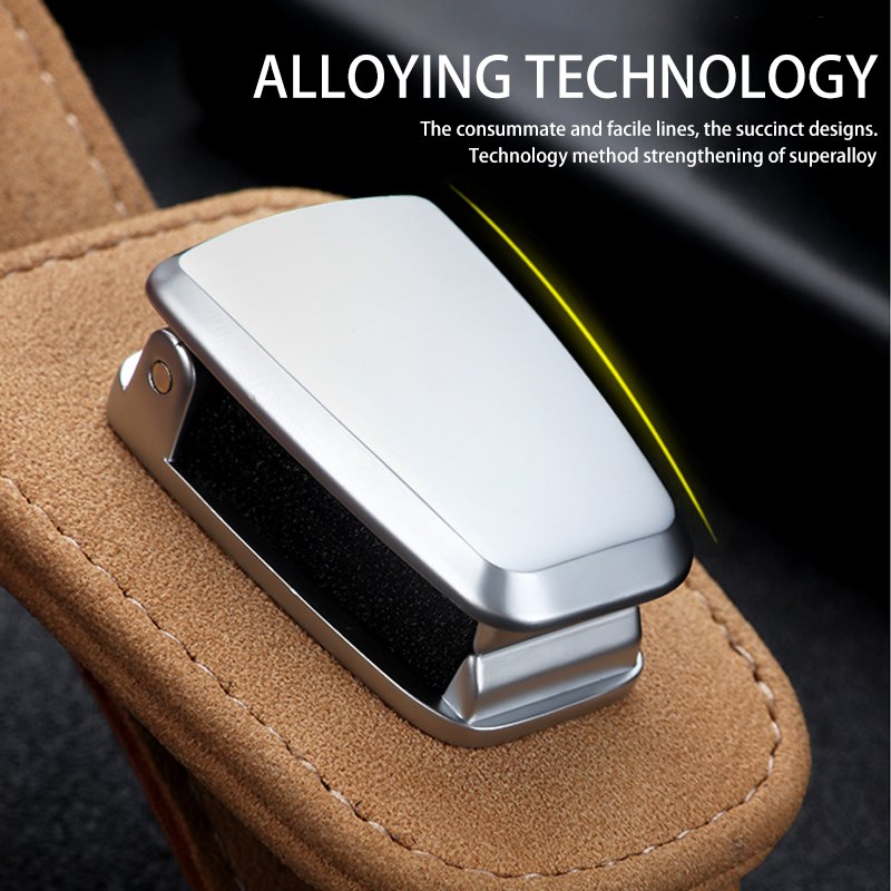 Universal Car Auto Sun Visor Leather Glasses Box Sunglasses Clip Card Ticket Holder Fastener Pen Case Eyeglasses Accessories