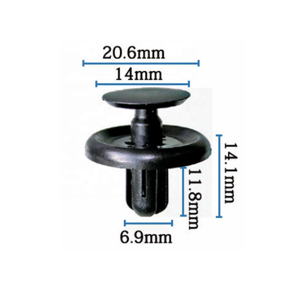 100pcs/bag Automotive Clips and Fasteners Wholesale 90467-07201