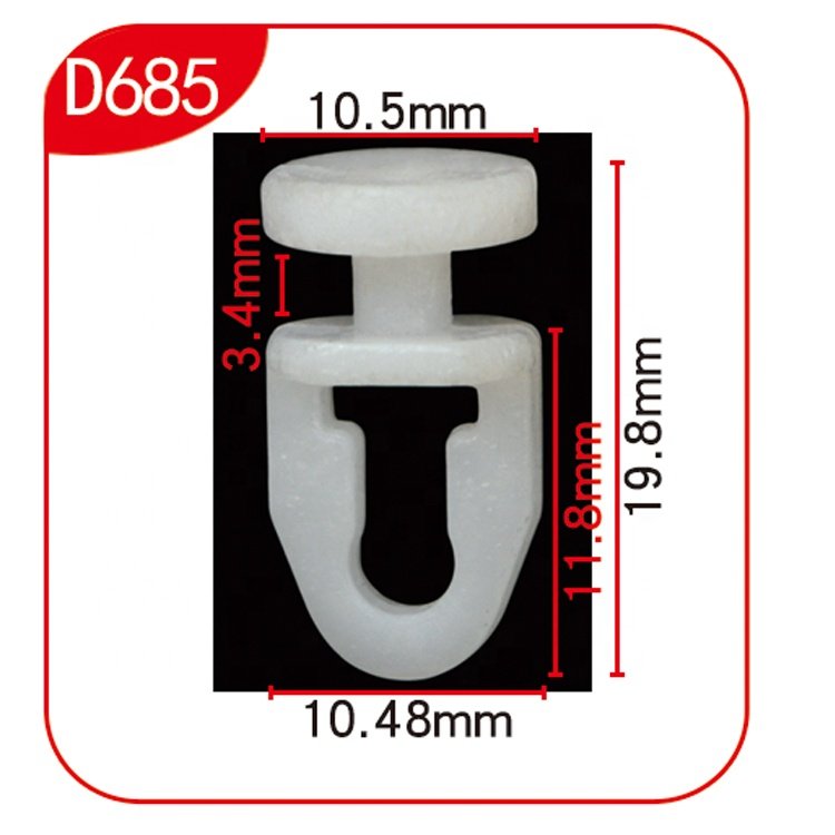D685 Tree Type Clips And Fasteners Plastic Automobile Door Panel Clip