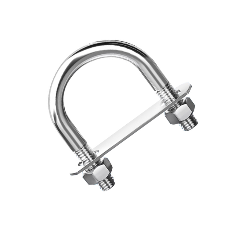 Stainless Steel 304 Rust-Resistant for Construction & Vehicle Applications Industrial Pipe Clamps and Mounting Brackets U-Bolts
