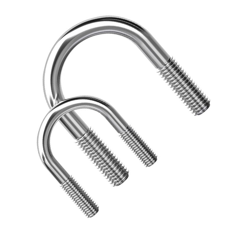 Stainless Steel 304 Rust-Resistant for Construction & Vehicle Applications Industrial Pipe Clamps and Mounting Brackets U-Bolts