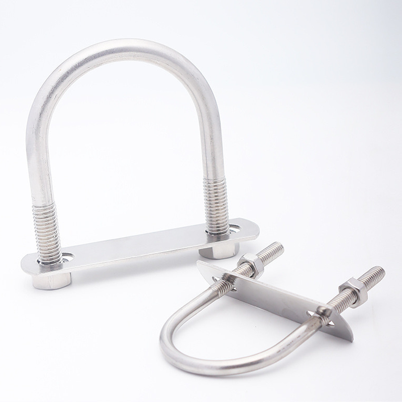Stainless Steel 304 Rust-Resistant for Construction & Vehicle Applications Industrial Pipe Clamps and Mounting Brackets U-Bolts