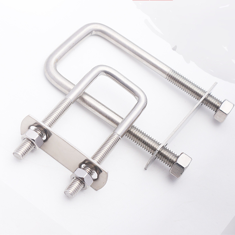 Stainless Steel 304 Rust-Resistant for Construction & Vehicle Applications Industrial Pipe Clamps and Mounting Brackets U-Bolts