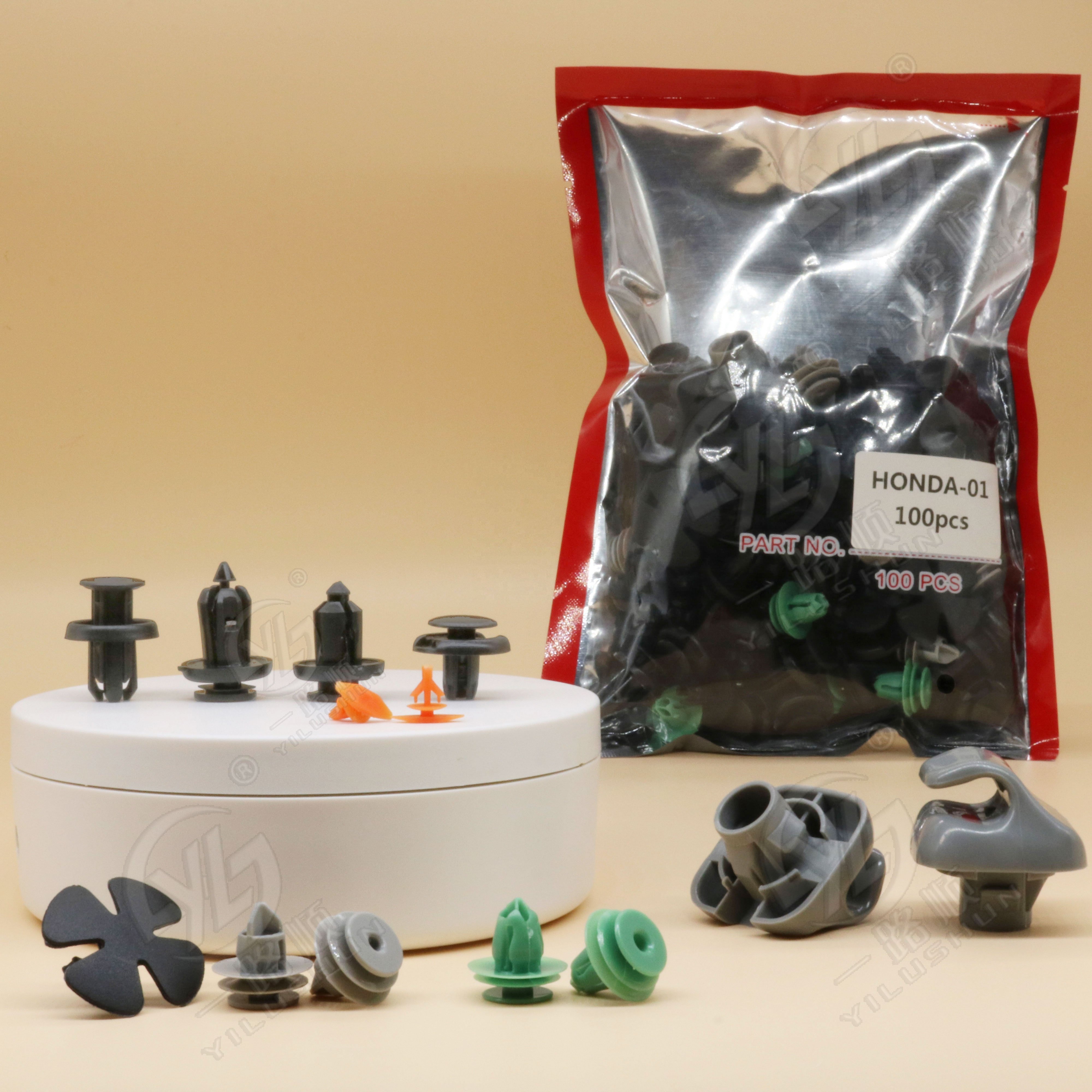 Automotive high quality nylon plastic clips mixed package wholesale sale