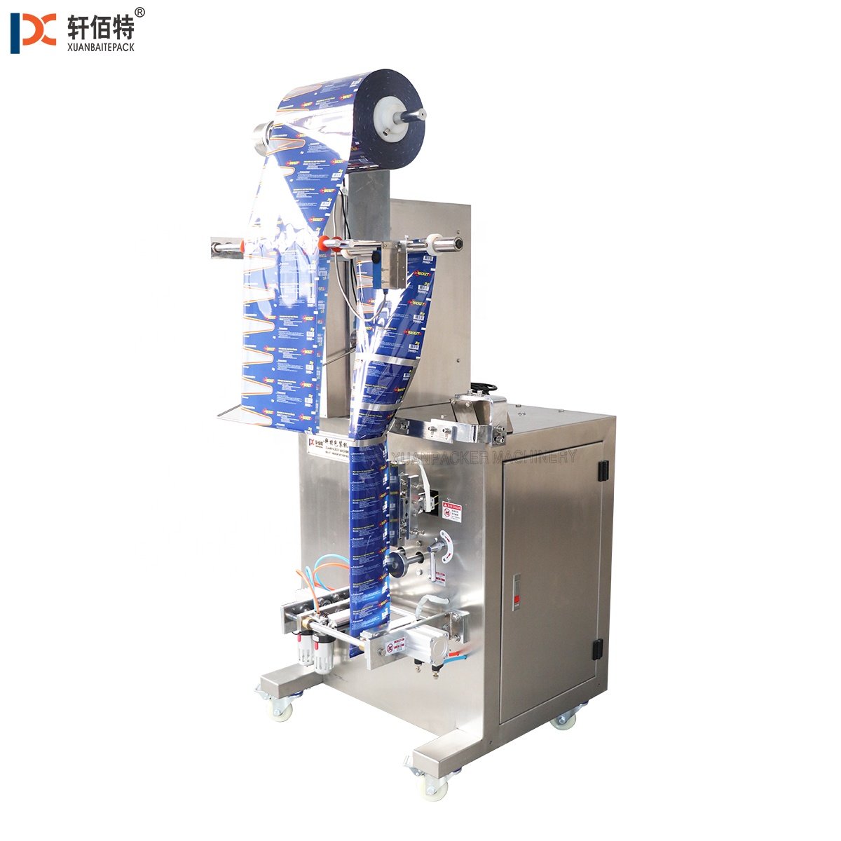automatic vertical pouch packing sachet spice salt food rice flour nut mineral tea bag coffee been packaging machines