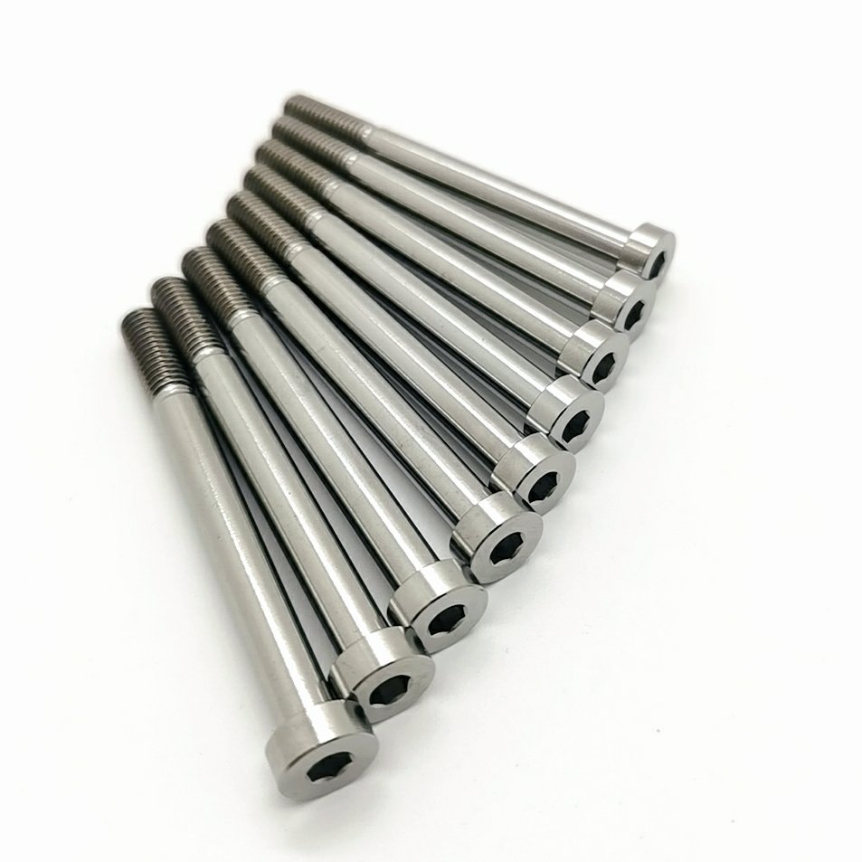 ZFTI Custom M6 M7 M8 M10 Titanium Alloy Screw Bolts Hardware Fasteners High Strength Cnc Car Part for Auto Parts Automobile