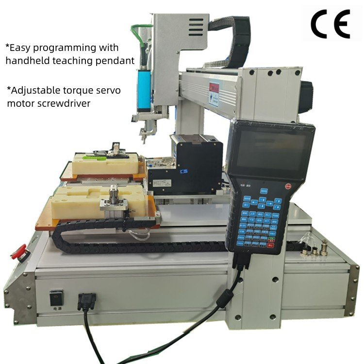 BBA XYZ desktop automatic screwdriver machine servo motor screw driver auto screw feeding robot LED panel light assembly machine