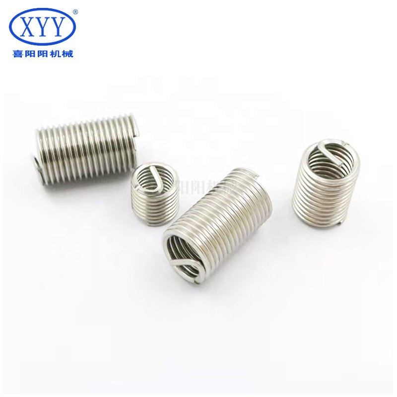 304SUS Stainless Steel Threaded Insert M6*1 Repair Internal Fasteners Customizable OEM Support for M8 and M10 Sizes