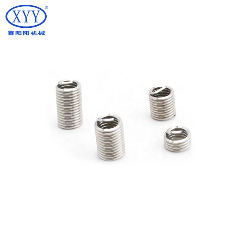 304SUS Stainless Steel Threaded Insert M6*1 Repair Internal Fasteners Customizable OEM Support for M8 and M10 Sizes