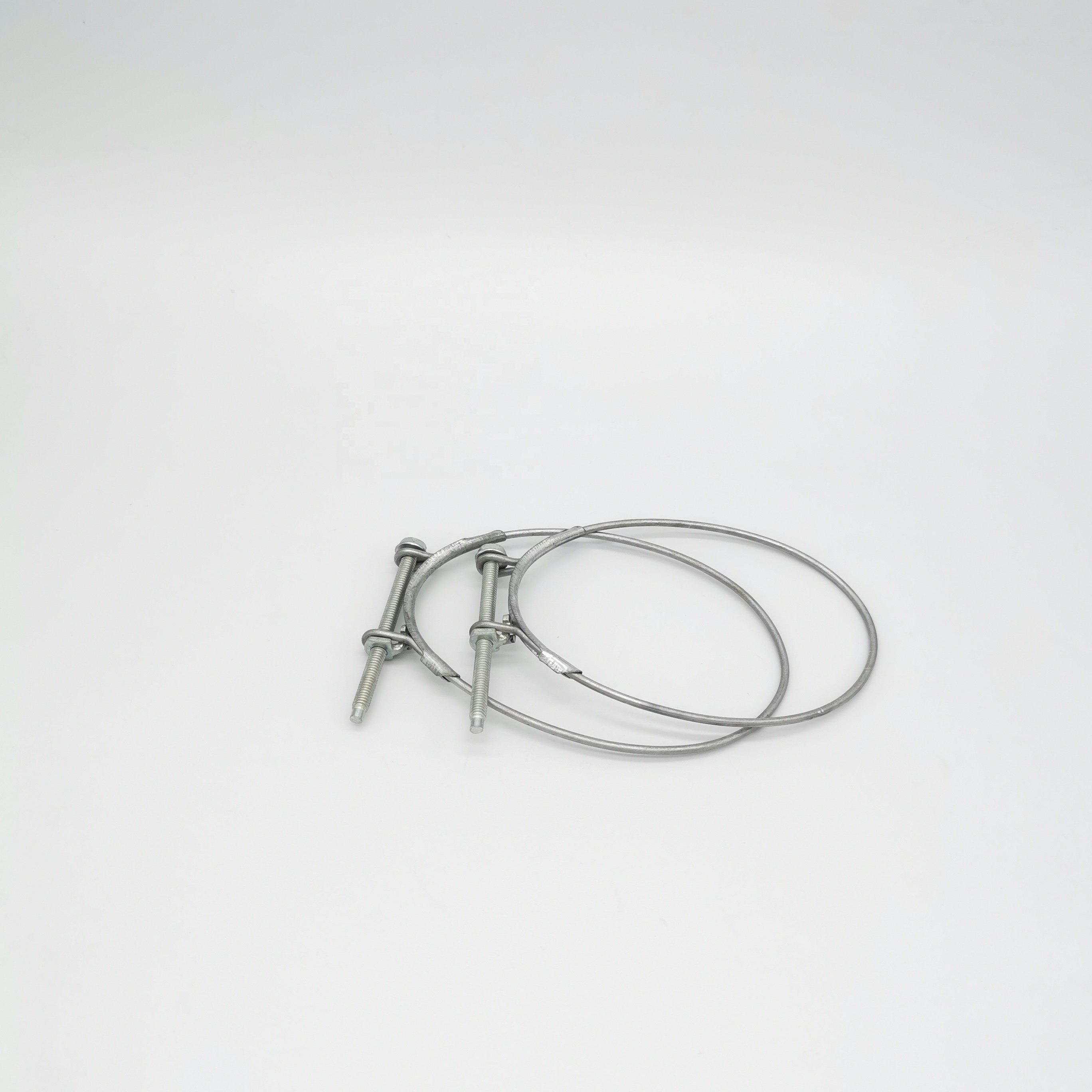 Galvanised Steel Oval Single Wire Hose Clamp Adjustable Metal Wire Ring Hose Clips Fuel Injector Clamps