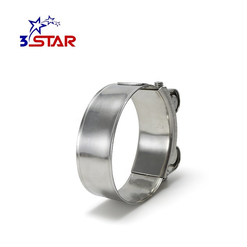 Adjustable Stainless Steel Eurrope Type Hose Clamp for Hydraulic Silicone Hose Heavy Duty Single Bolt Hose Clamp