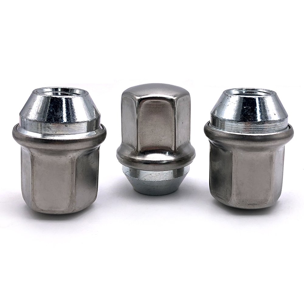 China Wholesale Acorn Lug Nuts Zinc Plated M12xP1.50 Wheel Nut