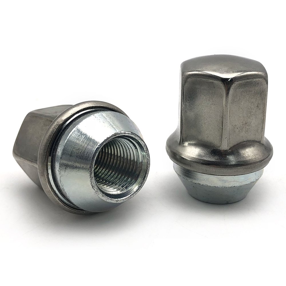 China Wholesale Acorn Lug Nuts Zinc Plated M12xP1.50 Wheel Nut
