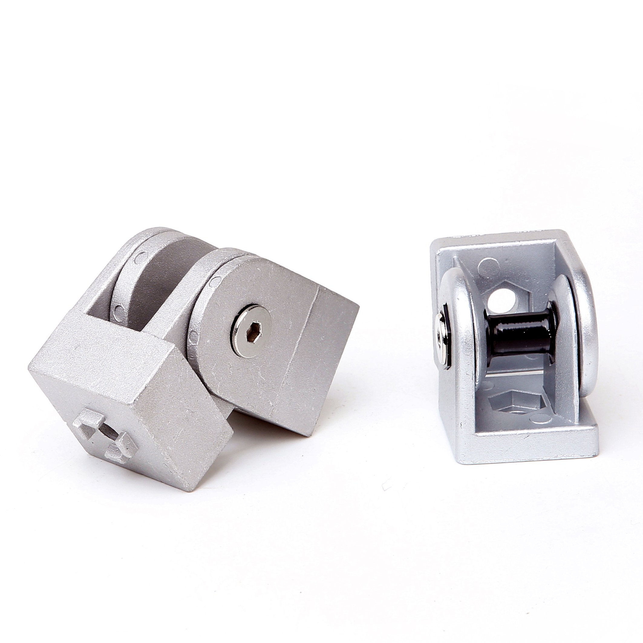 Aluminum Alloy Movable Hinge Pivot Hinge DIN GB Industrial Aluminum Profile 20/30/40/45 Pivot Joint Hardware FastenerAdjustable