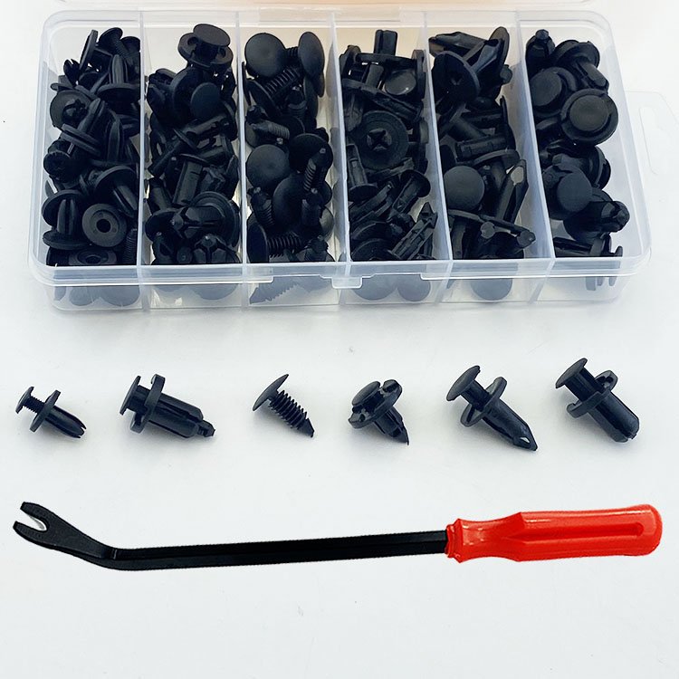 100pcs/Box Hot Sale High Quality Automotive Plastic Clip Car Push Type Fasteners Panel Car Plastic