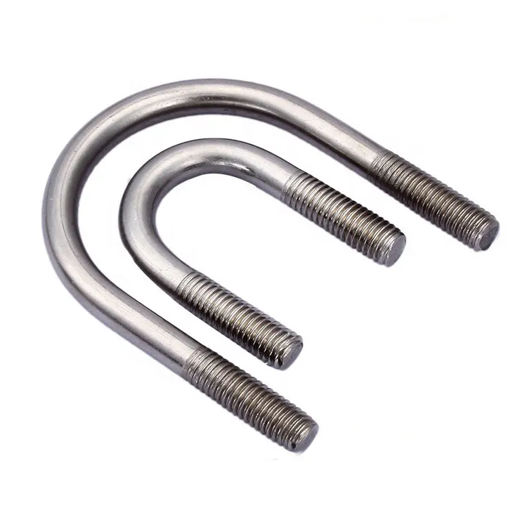 factory customized DIN933 Custom Size Carbon Steel truck Auto Part Trailer u bolts for trucks
