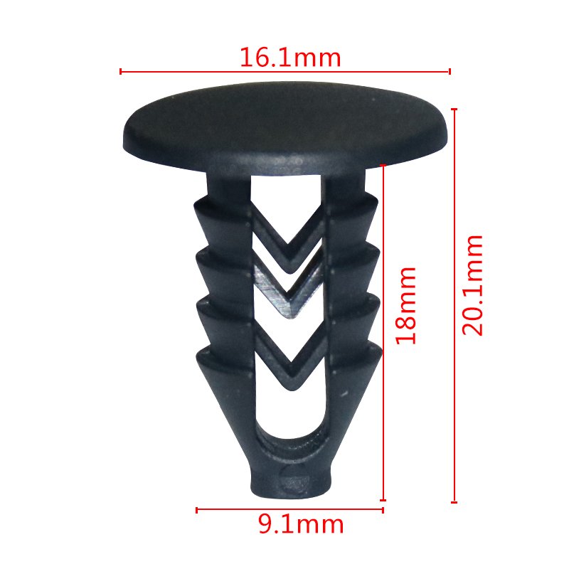 06313 Factory supply plastic fasteners /auto plastic fasteners and clips pine tree clips Plastic Rivets Auto body clips