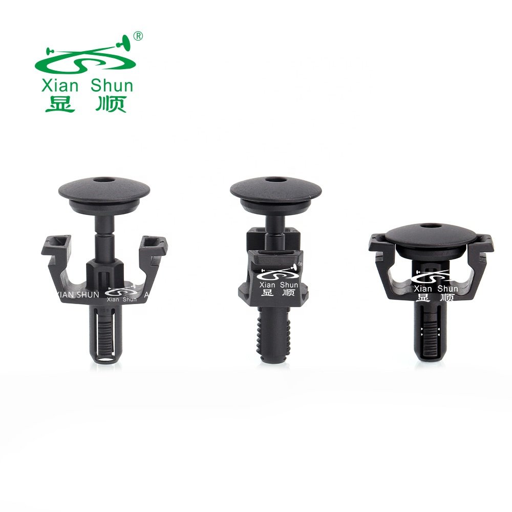 Grille Cover Panel Auto Clip Fasteners for Car Clips Plastic Xianshun C3389 Fit for Mercedes-benz A0009912195 Front Bumper Black