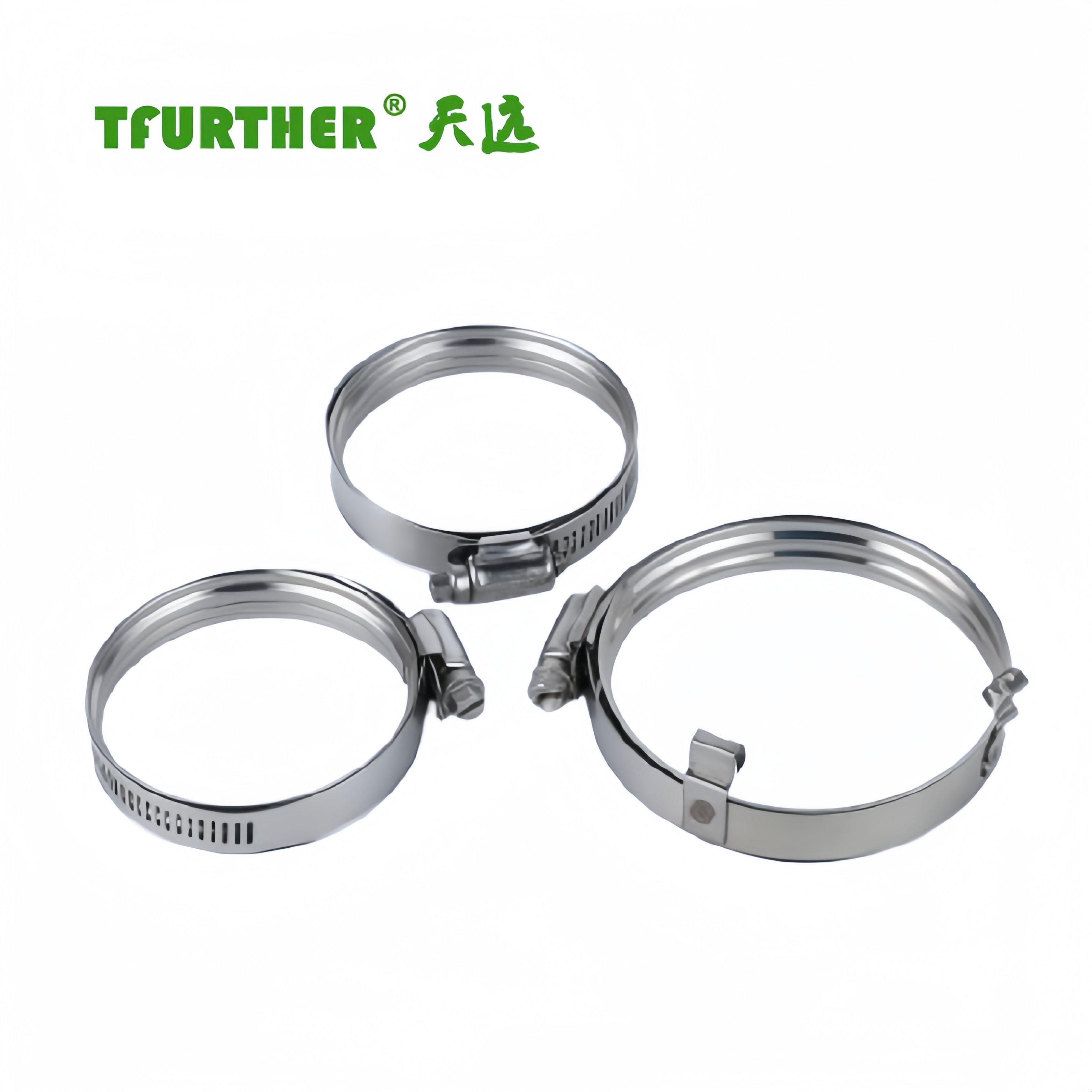High Quality Automotive Car Gas American American Type Quick Release Stainless Stainless Steel Pipe Hose Clamps