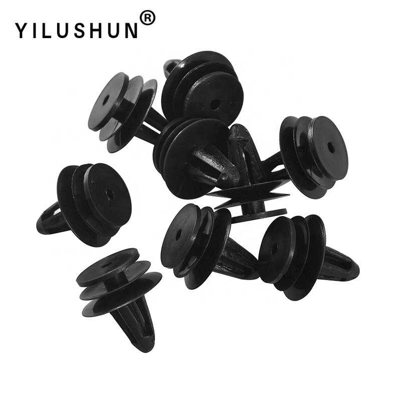 D98 Black plastic interior trim buckle clips for automotive door panel