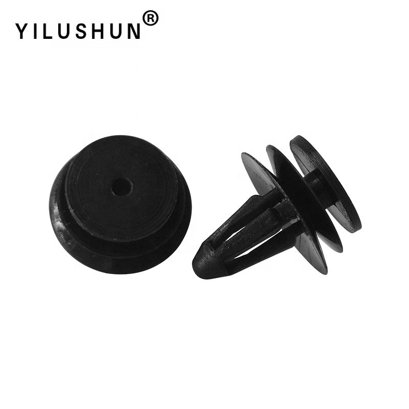 D98 Black plastic interior trim buckle clips for automotive door panel