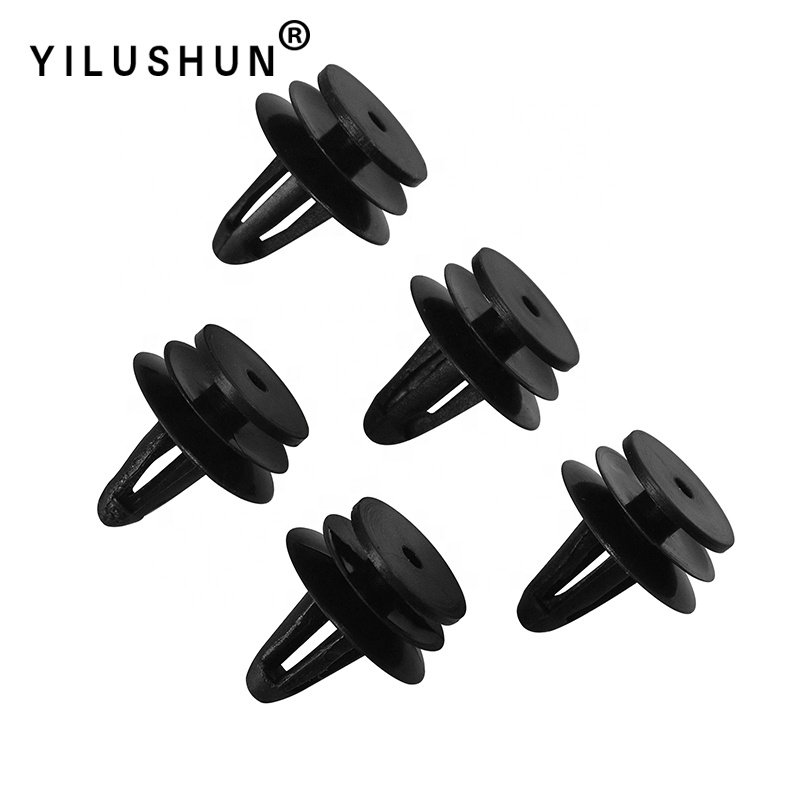 D98 Black plastic interior trim buckle clips for automotive door panel