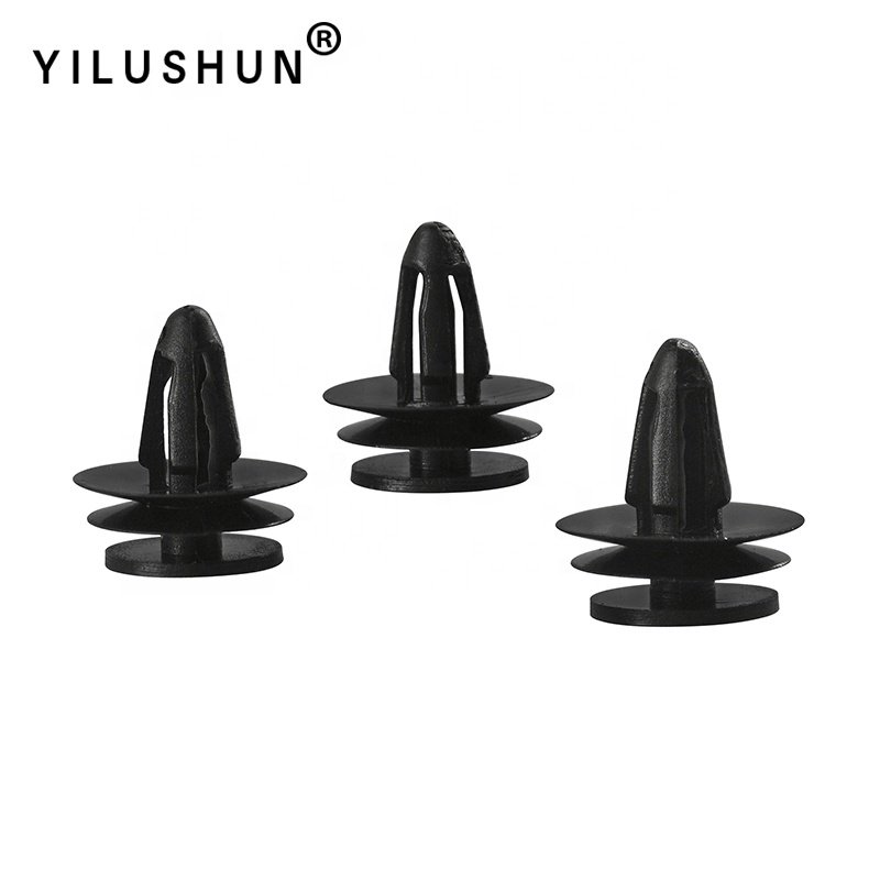 D98 Black plastic interior trim buckle clips for automotive door panel