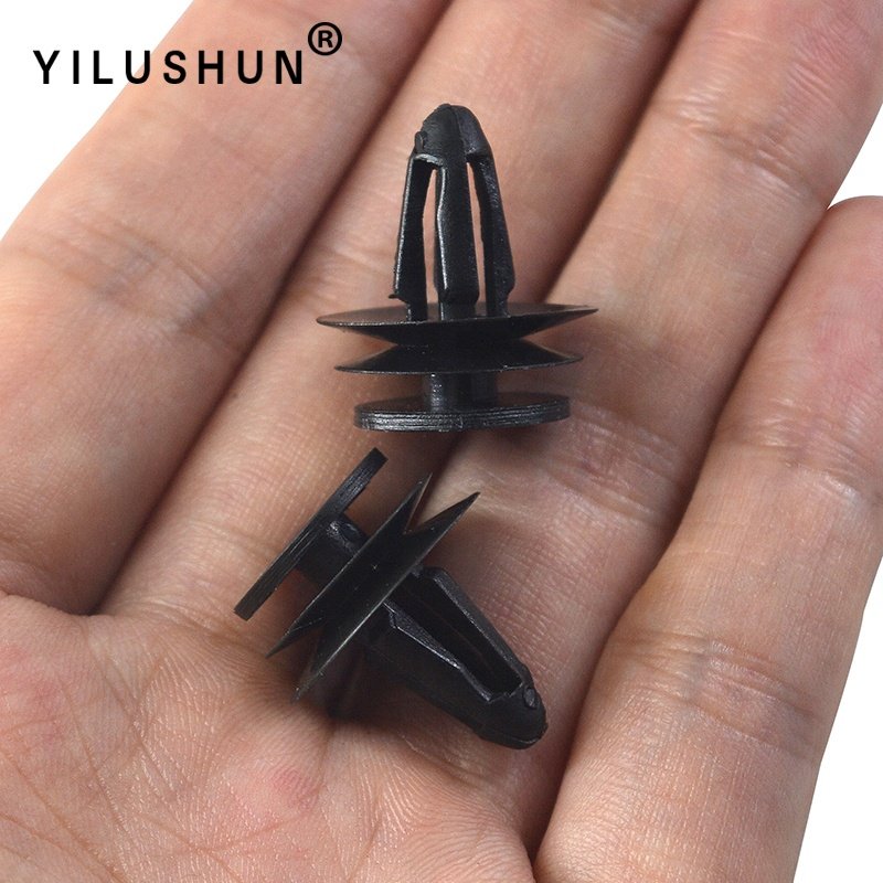 D98 Black plastic interior trim buckle clips for automotive door panel