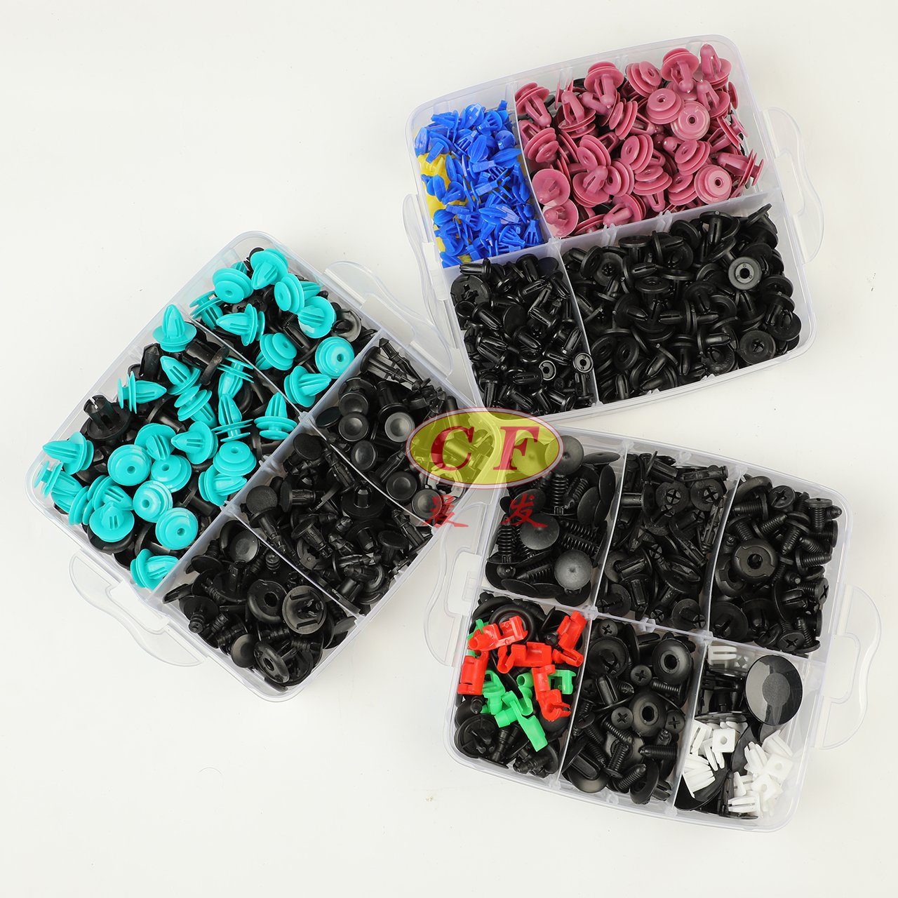 680 pieces of boxed car universal plastic internal bumper buckle fixing clip plastic fastener door trim panel seat belt clip