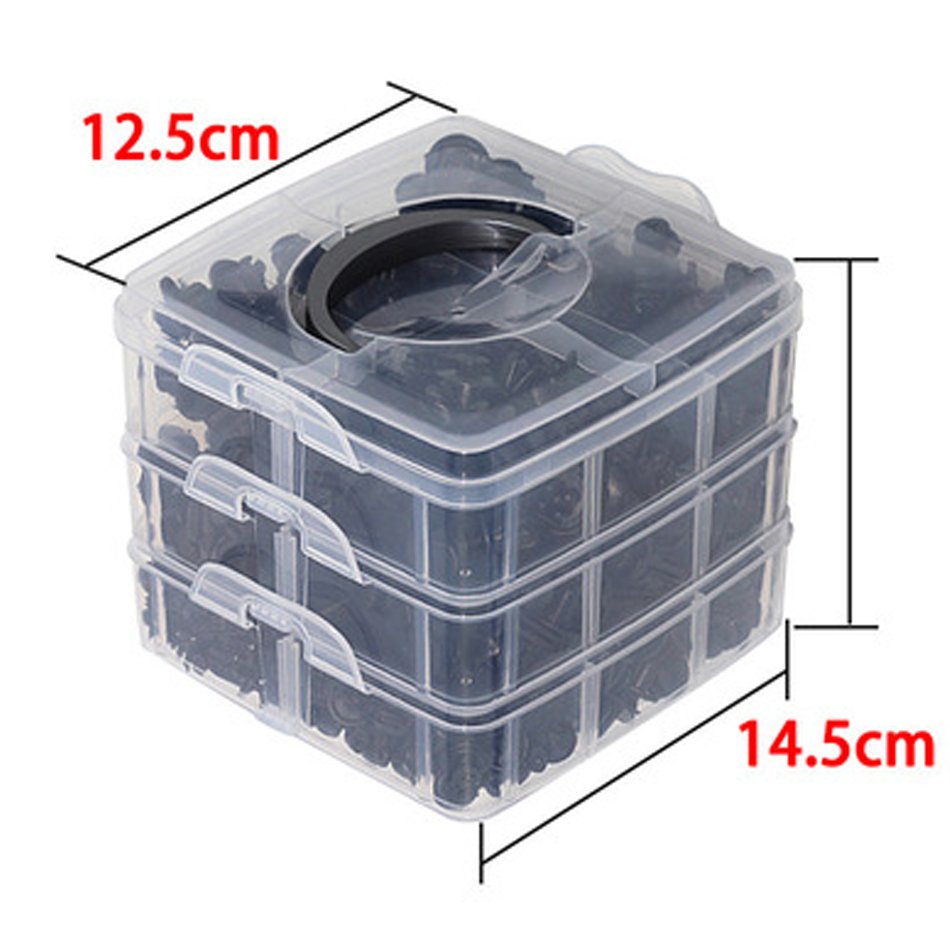 620 Pcs Plastic Auto Fasteners Kit Car Retainer Clips Regular Size Door Panel Trim Clip Auto Bumper Fender Buckle Car Rivets