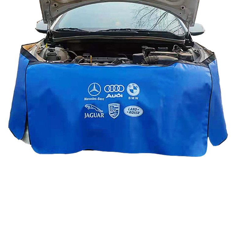 Custom Anti-oil Car Fender Covers PU Magnetic Auto Repair Protection Pad Side Dust Car Fender Cover With Magnetic