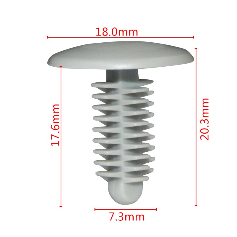 Chinese Factory Supply Plastic Fasteners Auto Christmas Tree Clips Plastic Clips for Cars Plastic Rivets061204