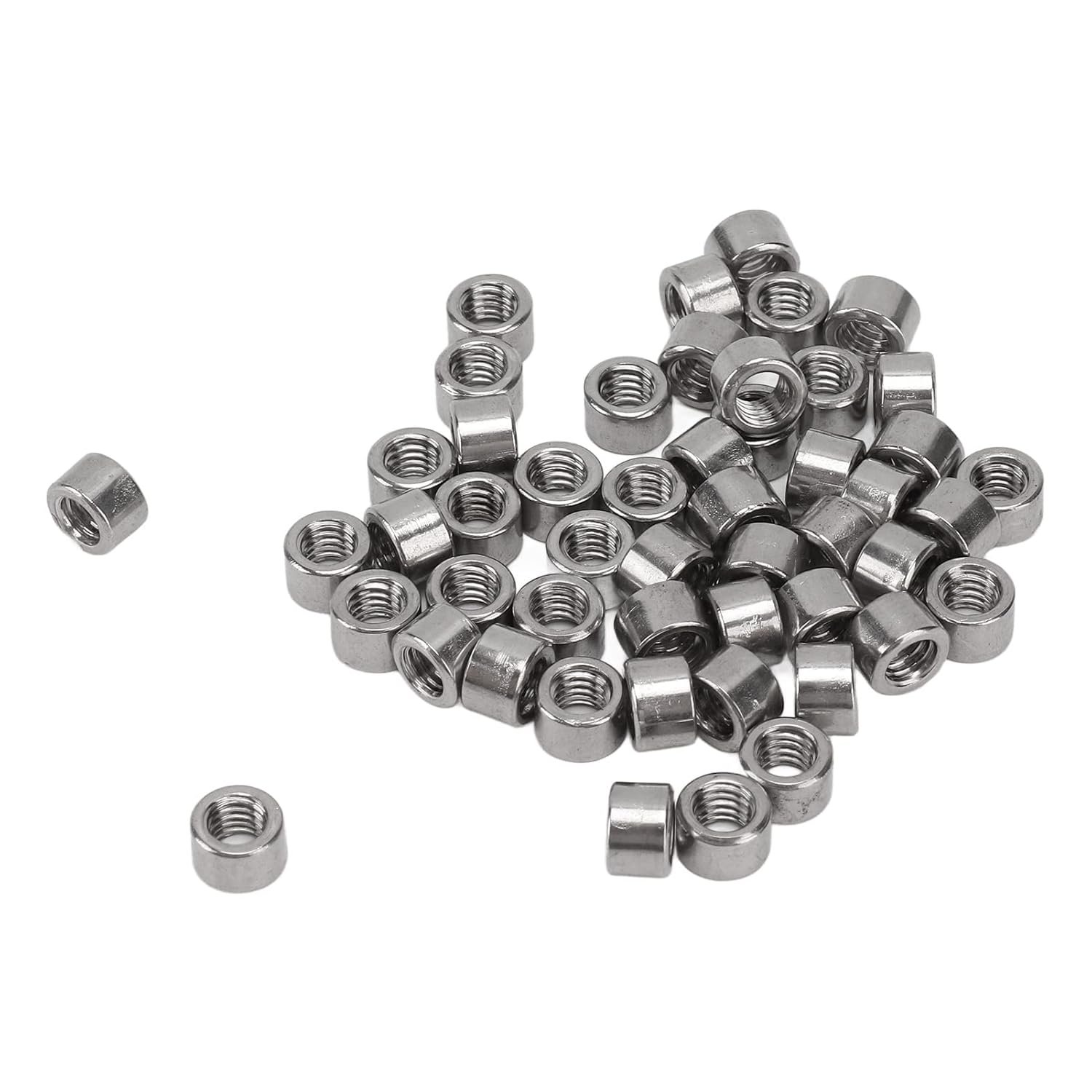 Round Connector Nuts, Carbon Steel Cylindrical Nuts, Coupling Nut Rod Coupling Nuts