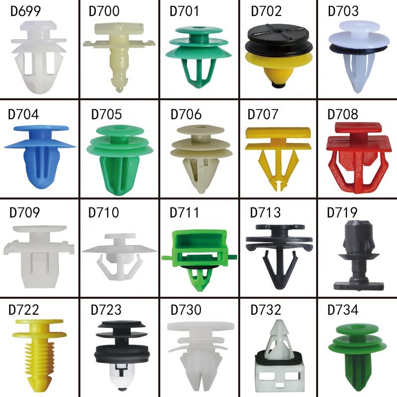 D833 High quality plastic car body special door rivets clip discount wholesale