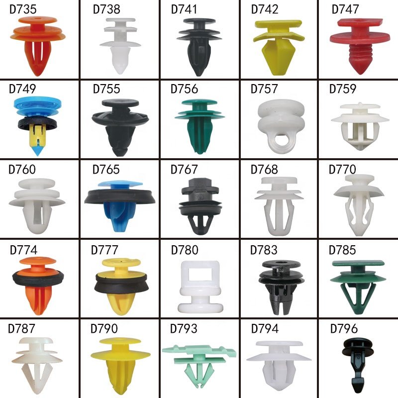 D833 High quality plastic car body special door rivets clip discount wholesale