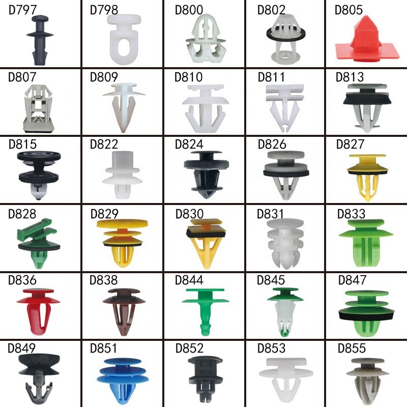 D833 High quality plastic car body special door rivets clip discount wholesale
