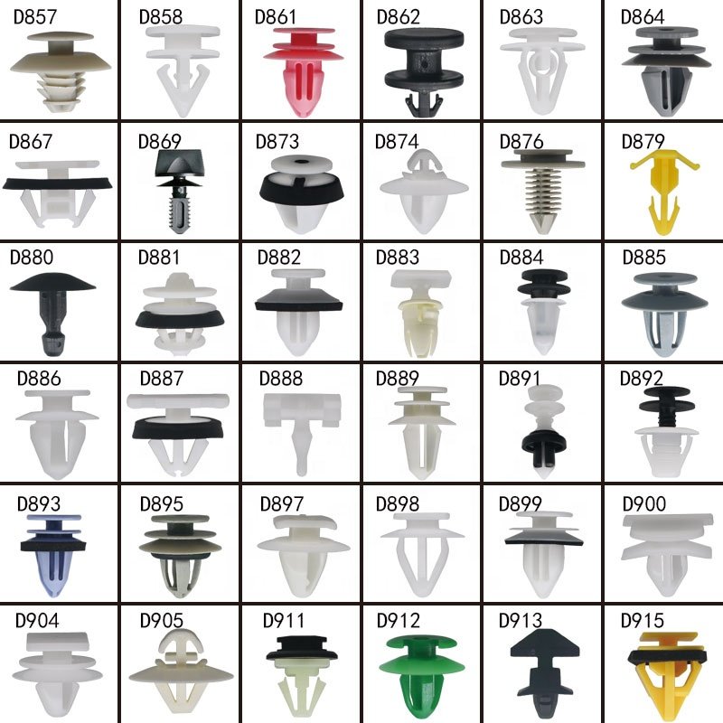 D833 High quality plastic car body special door rivets clip discount wholesale