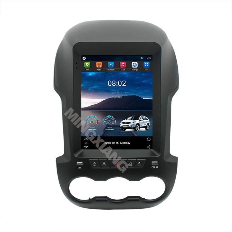 Android Car GPS Navigation for Ford Ranger F250 2011-2016 Vertical Screen Tesla Style Voice Control Car Stereo Radio