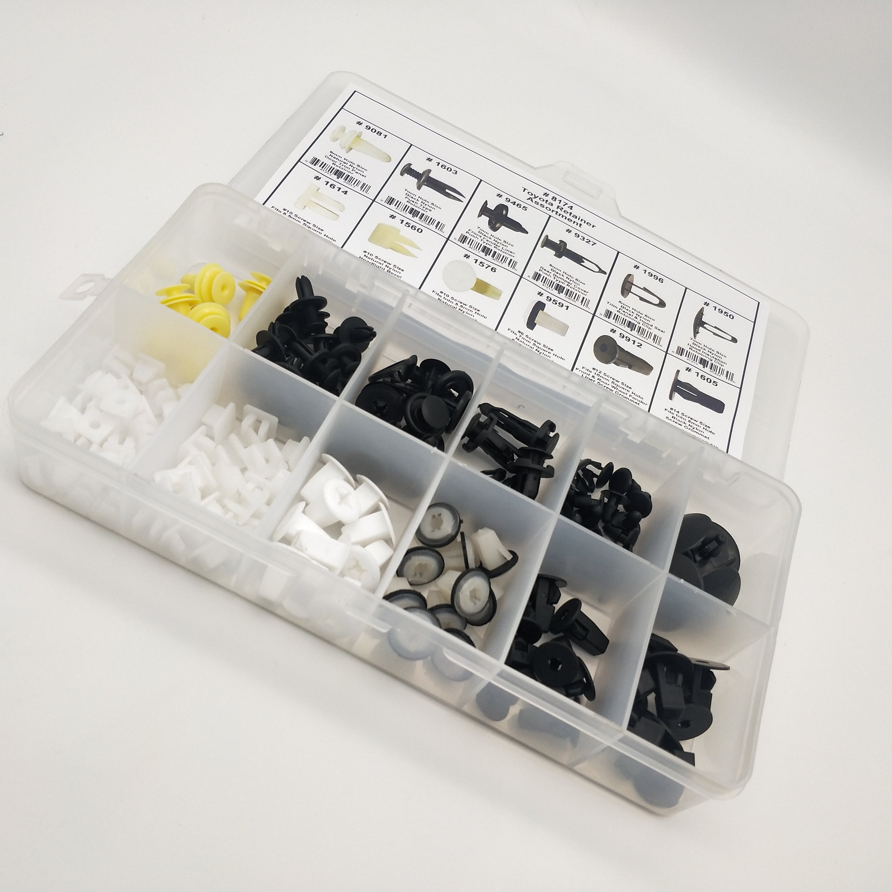 Auto plastic clips for car clip sets