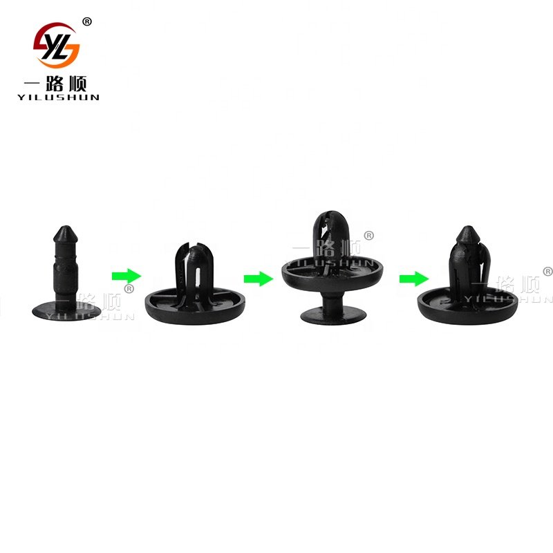 B23 Auto Fastener Push Car Bumper Clips Plastic Rivet Black PE Bag Automobile Plastic Fastener&bumper Shield Retainer OEM /ODM