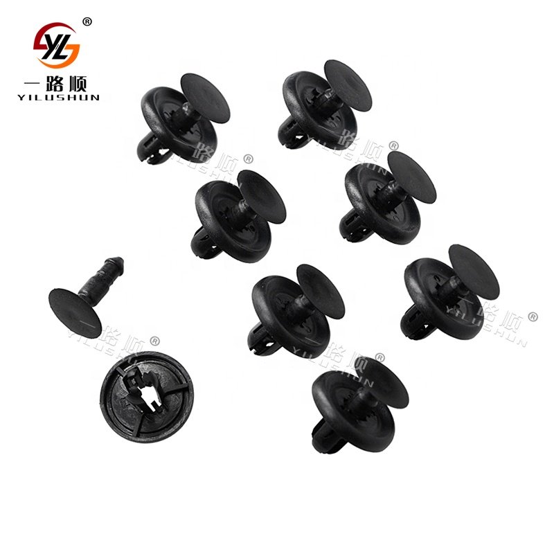 B23 Auto Fastener Push Car Bumper Clips Plastic Rivet Black PE Bag Automobile Plastic Fastener&bumper Shield Retainer OEM /ODM