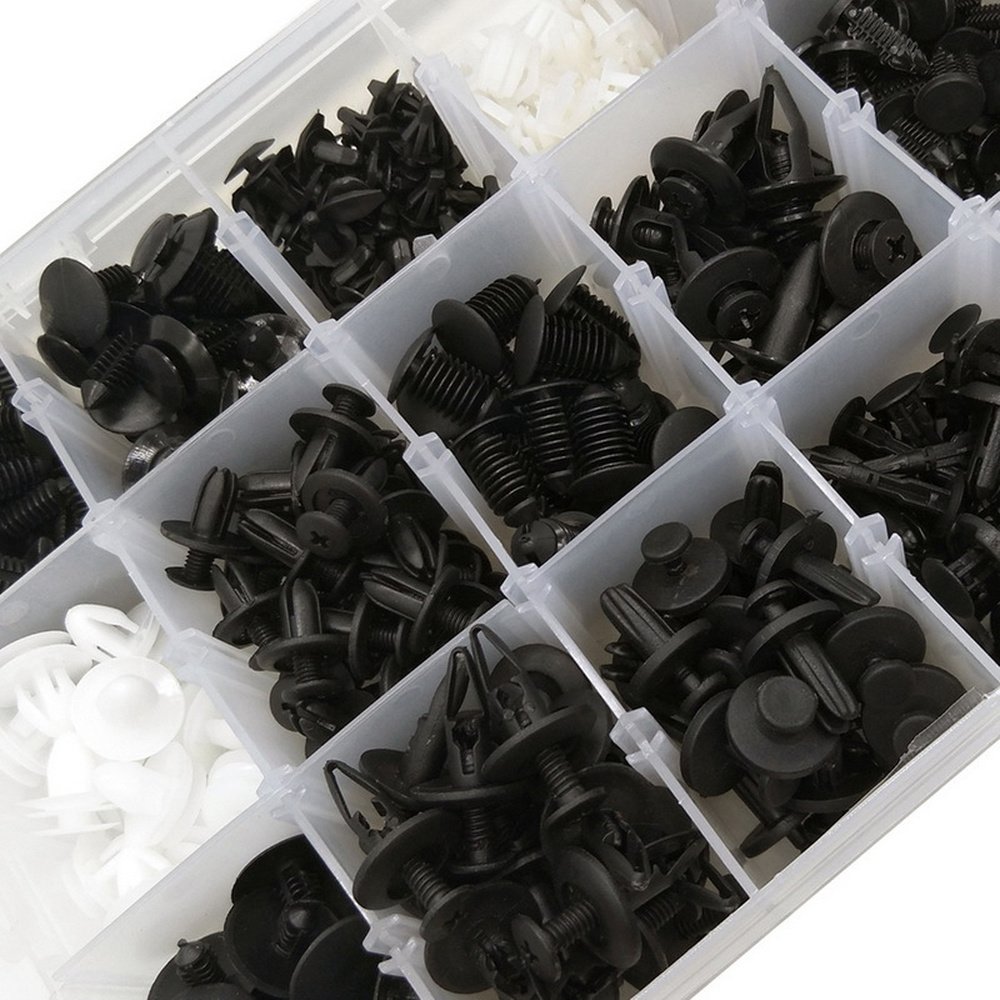 C0301 415Pcs 18 Size Auto Fastener Clip Car Retainer Kit Door Trim Panel Clips for Ford Chrysler Toyota Camry Honda Nissan Mazda