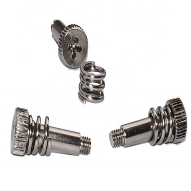 Dongguan Non-standard Custom Spring Radiator Knurled Step Screw Hand Step Fastening M3M4M5 Smart Gear Titanium Car Parts